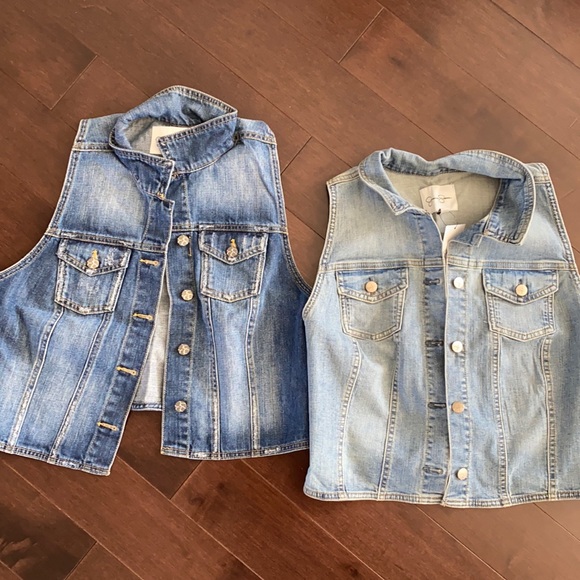 NWT BUNDLE OF 2 Jessica Simpson denim vests
